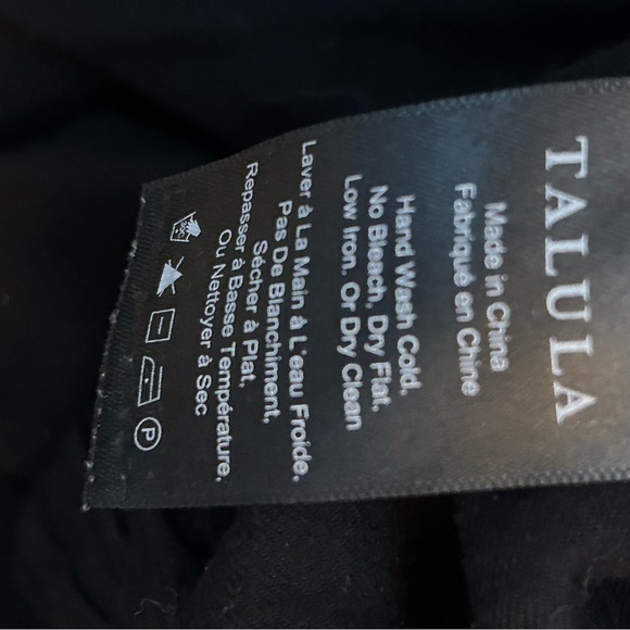 [S] Aritzia Talula Rayon Classic Black Pants - Picture 4 of 6